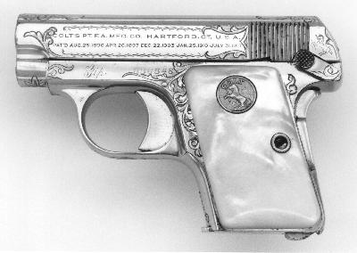 Factory Engraved & Inscribed Colt Model N
