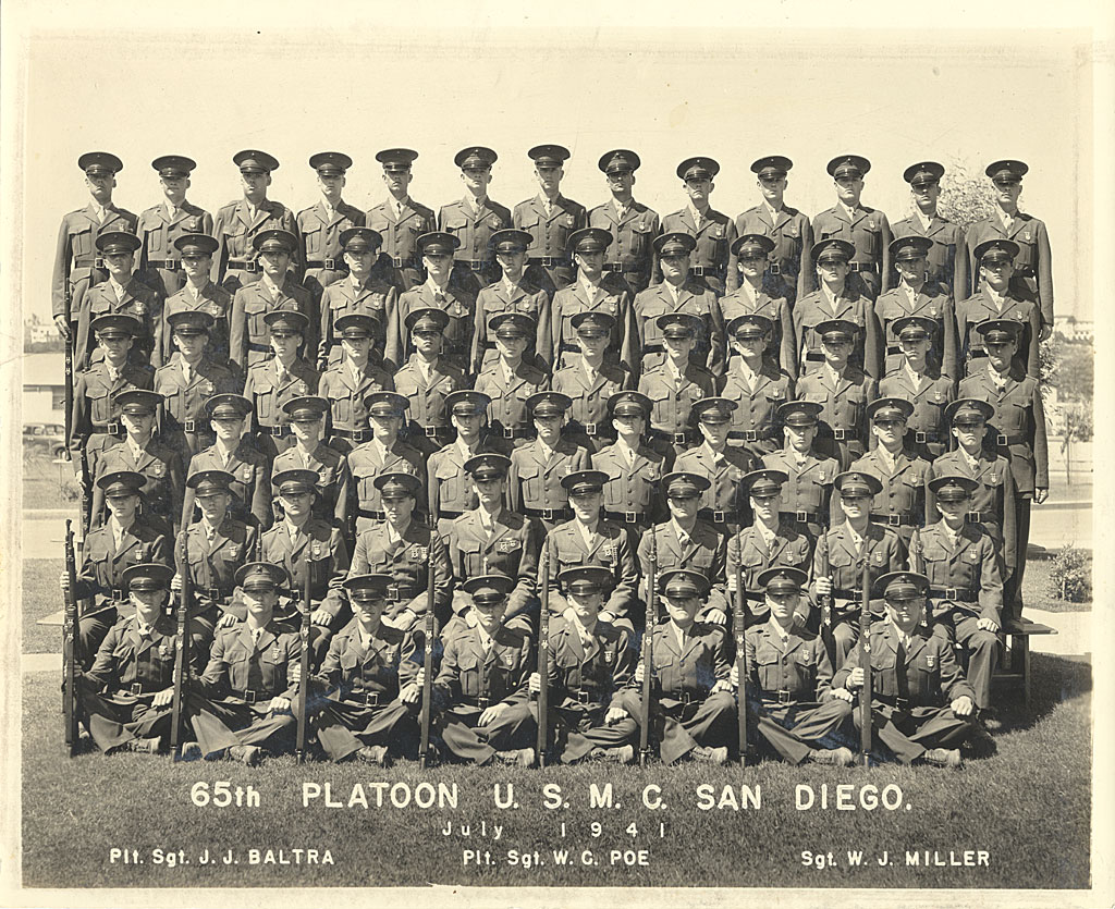 65th Platoon USMC San Diego, California